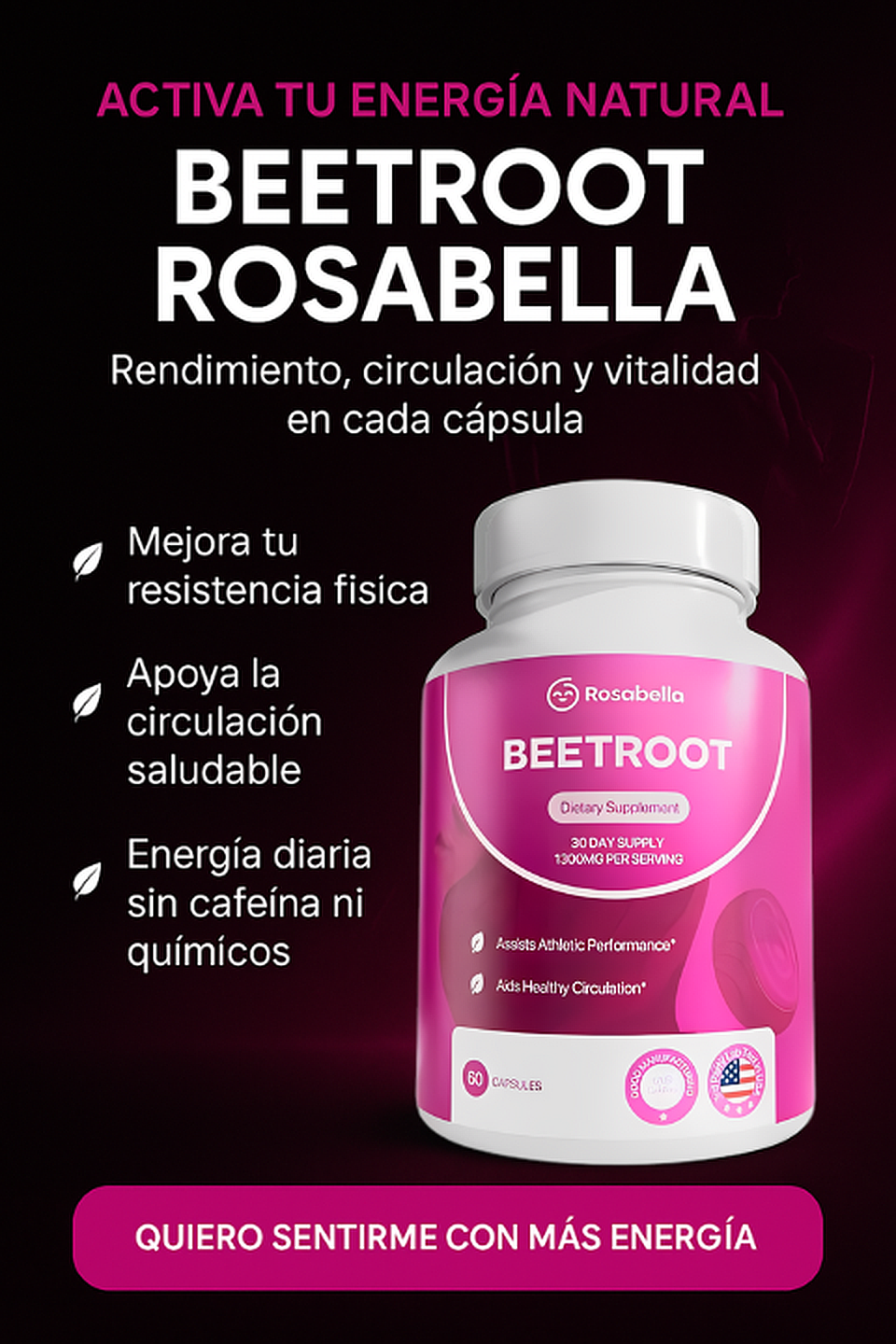 Vitalidad Total y Mayor Resistencia con Beetroot Rosabella Premium™